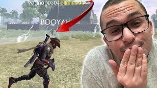 GANHEI SEM MATAR OS JOGADORES no FREE FIRE !! TENTE NÃO RIR KKK