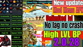 2.0.29 New Version Mod Menu APK | Ark Mobile Get Free God console hack