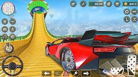 Crazy Car Stunt Game Mega Ramp Game Android Gameplay Part - 3