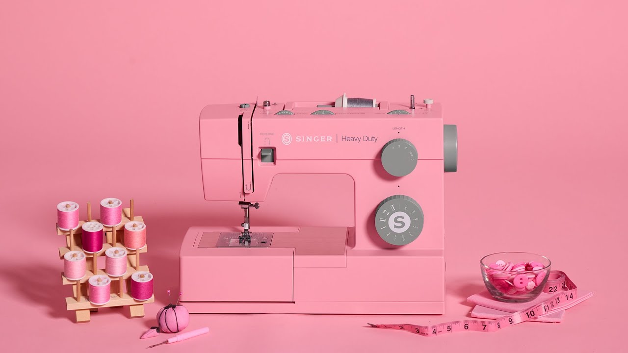 Singer Heavy Duty 4411 Pink Sewing Machine Review & Demo | Features & Stitches
