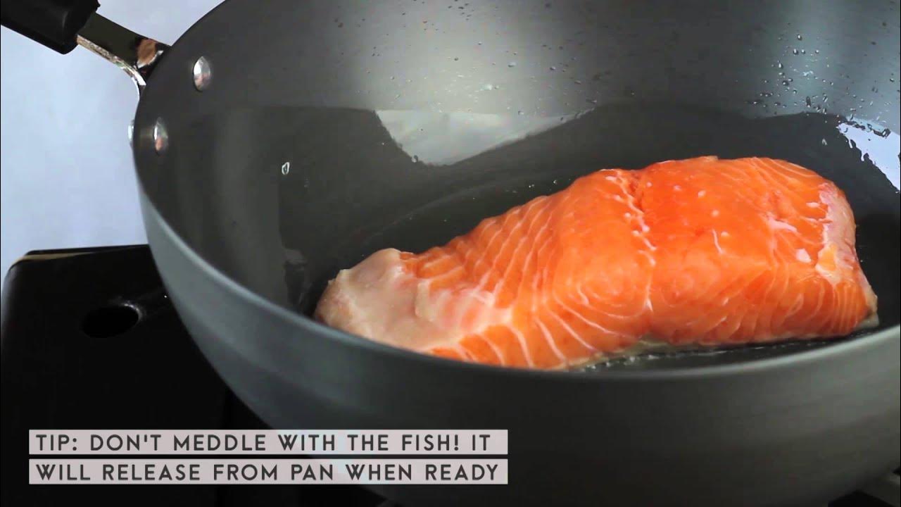 SUPER B Hard Anodized Cookware How to Fry Fish Without Sticking YouTube