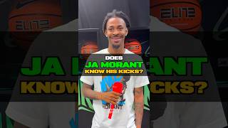 Does Ja Morant know his kicks? 👀