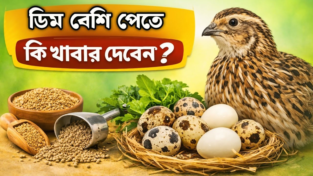 ডিমের পরিমাণ ঠিক রাখতে কোয়েল পাখির সঠিক খাবার | Quail Egg Production Tips | Village Explore89 