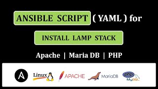 ANSIBLE YAML script for install LAMP stack | Ansible script | Linux | Ansible for beginners | LAMP