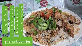 South Indian Chicken Dum Biryani//Recipe//South chicken dumbiryanishahina official