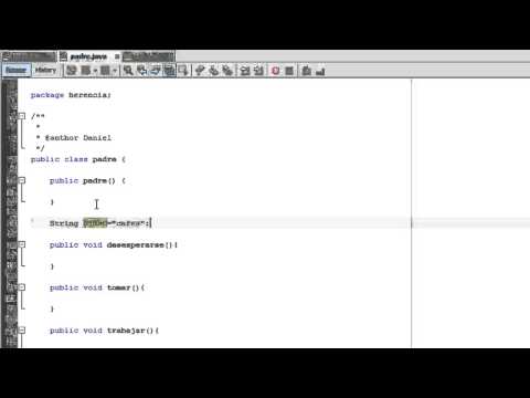 Curso Java #16 Herencia en Java [NetBeans] Como heredar [extends]