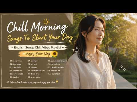 Chill Morning Songs To Start Your Day 🌻 English Songs Chill Vibes Playlist - Enjoy Your Day 🍵