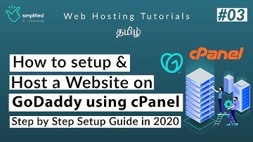 How to Setup & Host a Website on GoDaddy using cPanel in Tamil | Web Hosting Tutorial in Tamil #03