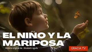 El niño y la  Mariposa#cuentos#3d  #imagenartificial  #cortometrajeentretenido