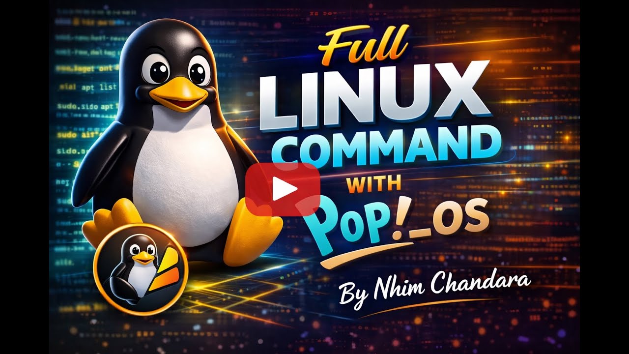 Midterm - Full Linux Command With Pop OS | Nhim Chandara