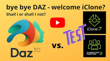 bye bye DAZ - welcome iClone? shall i or shall i not?