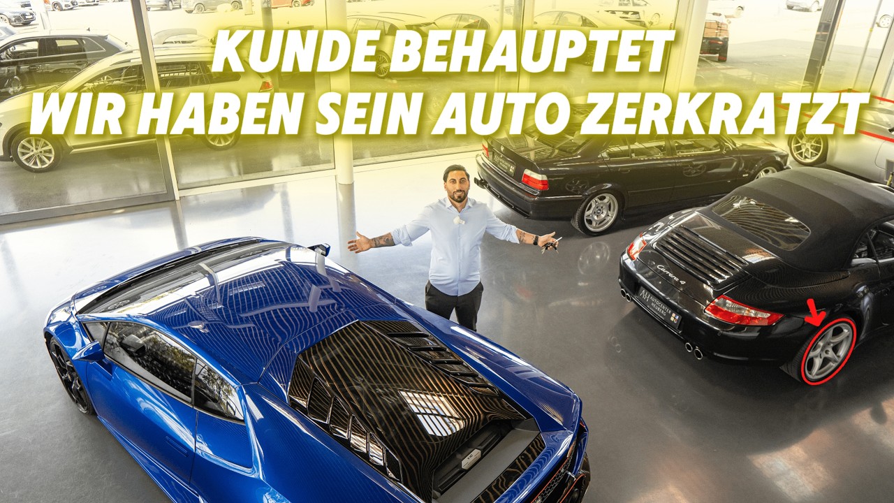 "Anzeige ist raus!" - Kunde behauptet, wir hätten sein Auto zerkratzt 😡Verrückte Kundenstory 🫨