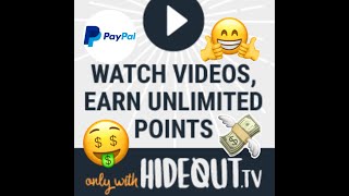 Earn PayPal Money Watching Videos | Hideout.Tv🤑💸💵 screenshot 3