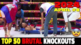 Top 50 Best Knockouts in April 2024 #8 (MMA•Muay Thai•Boxing•kickoxing)