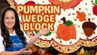 Create Your Own Fall Table Topper | In The Hoop Pumpkin Block Update