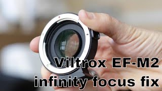 Viltrox EF-M2 infinity focus fix #viltrox #ef-m2 #focus screenshot 1