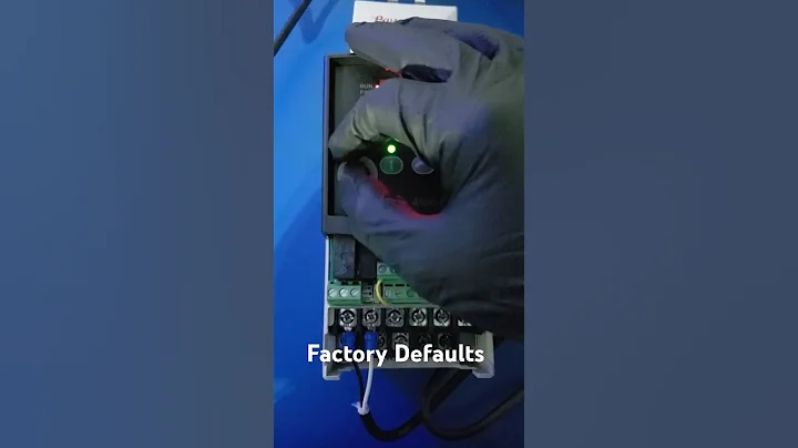How to reset a Powerflex 4 back to factory default settings. #powerflex