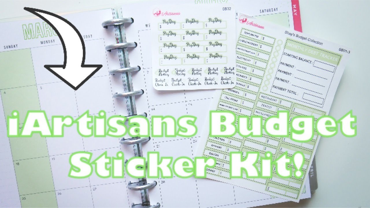 My NEW Budget Sticker Kit For My Happy Planner Budget Edition!