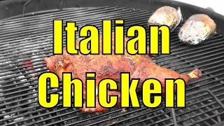 Italian BBQ Chicken Recipe &amp; Cooking Instructions -  BBQFOOD4U