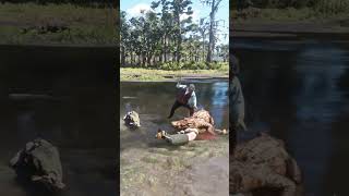 Terrifying Crocodile Attack on Tied Men in River! (Must Watch) | Digital Life 24 | 02 #shorts