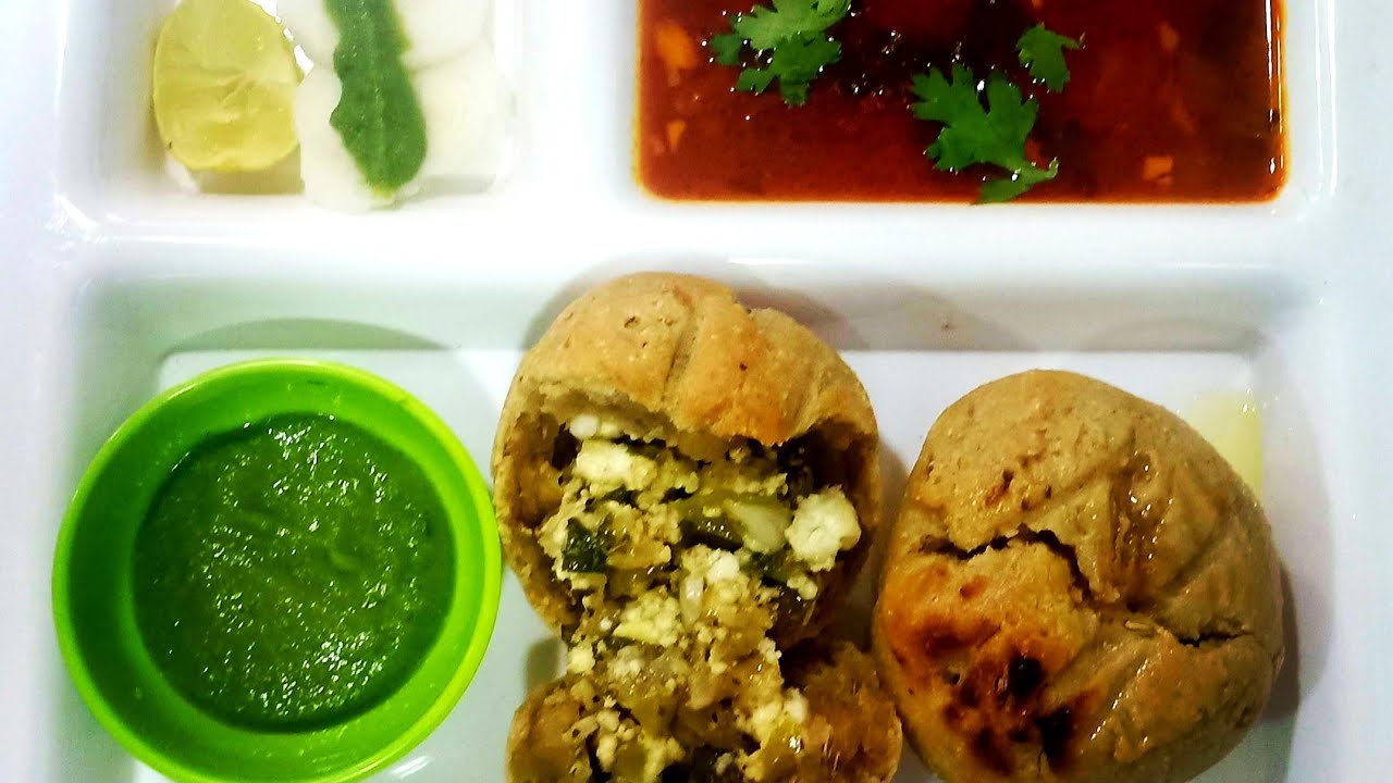 Rajasthani masala baati recipe | stuffed bati | stuffed Paneer bati ...
