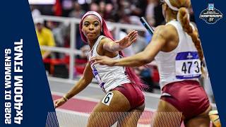Women's 4x400m final - 2026 NCAA indoor track and field championships Profile