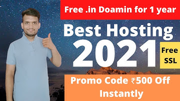 Best Hosting in India (2021) || Best Hosting For WordPress, eCommerce [All Tested]Free .IN Domain