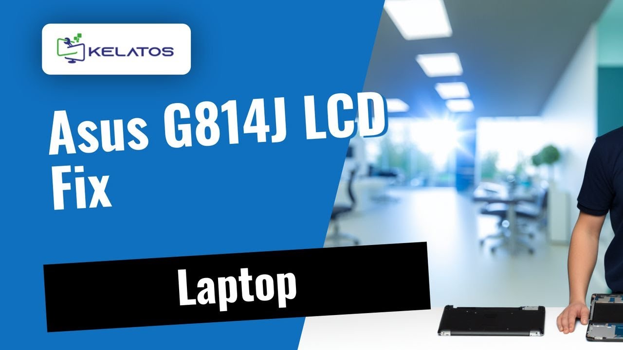 How to Fix Faulty LCD Cover on Asus G814J? 😱 🔧