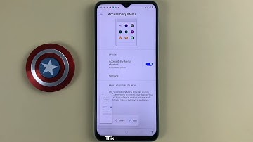 How to take screenshots using the accessibility menu on Realme C35 Android 11