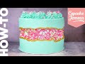 Full FAULT LINE CAKE Tutorial! | Cupcake Jemma