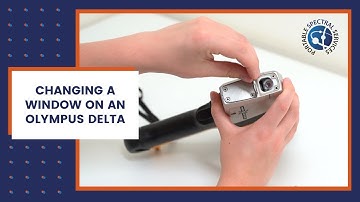 How to change a window on an Olympus Delta XRF Analyzer