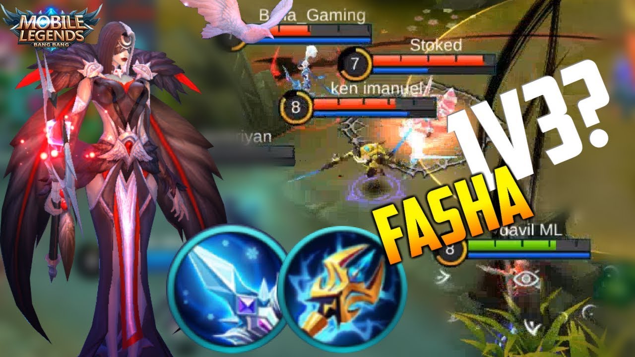 FASHA 1 SHOT RANKED GAMEPLAY MOBILE LEGENDS NEW HERO FASHA