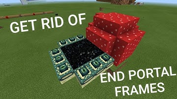 How to break End Portal Frames