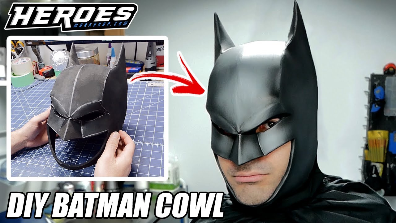 DIY Batman Cowl - EVA Foam Build - YouTube