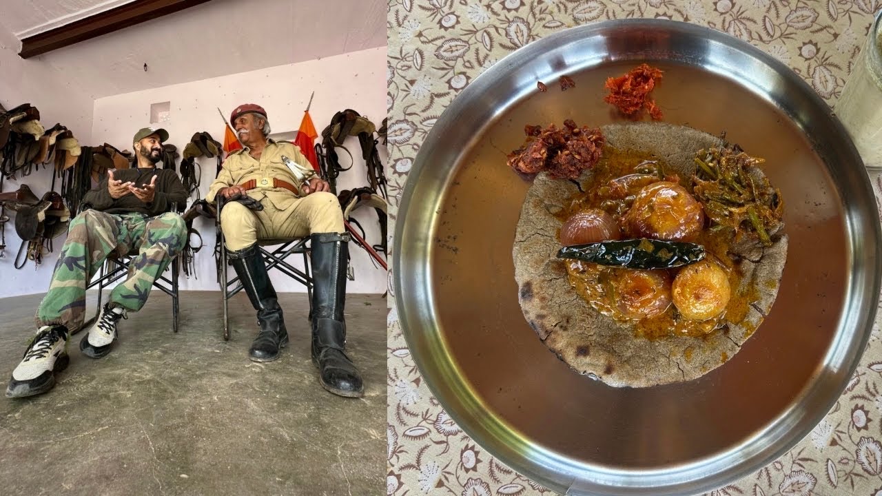 Dundlod राज घराने की गरमियों की रेसिपी(KANDE KA SAAG)🔥OLD VEG recipe with ROYAL FAMILY Rajasthan🤴