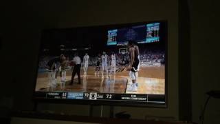 Final Seconds of 2017 Men's NCAA Basketball Championship | Gonzaga vs. North Carolina