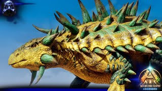 Ankylosaurs Family Taming - Grinding Ascendant Saddles - Ark Scorched Earth Ascended - Episode 16