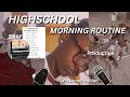 5AM HIGH-SCHOOL MORNING ROUTINE | *productive + cozy vibes*