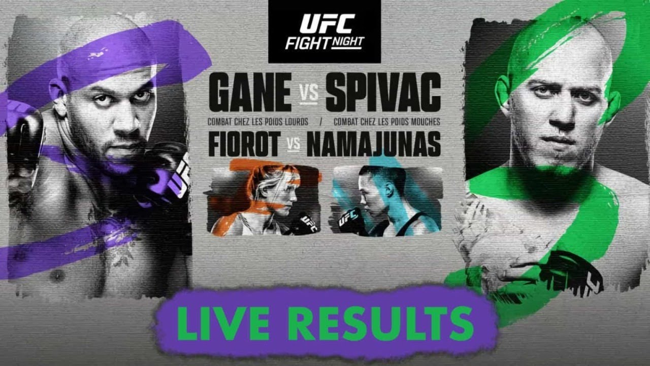 UFC PARIS LIVE GANE VS SPIVAK LIVESTREAM and FULL FIGHT NIGHT COMPANION