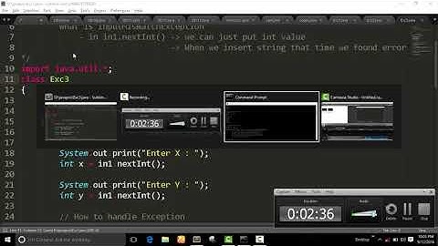 InputMisMatchException in Java Programs