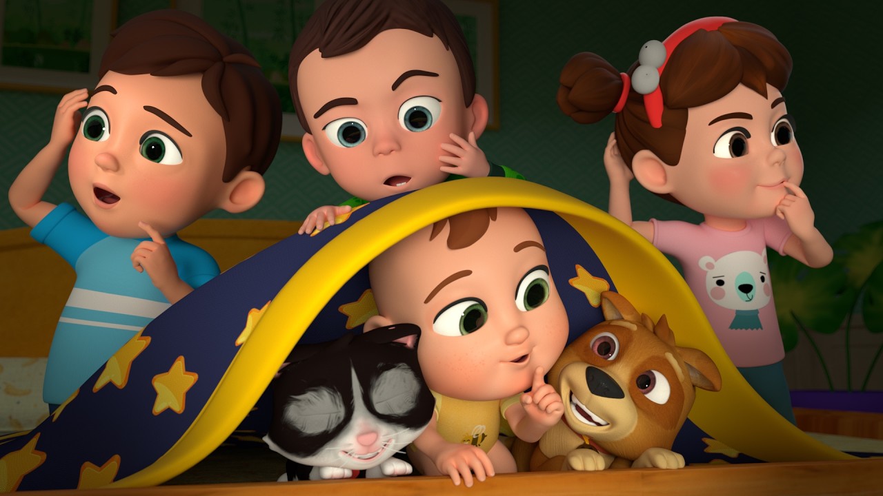 Ten in the Bed (Scary Storm Version) - Baby songs - Nursery Rhymes & Kids Songs