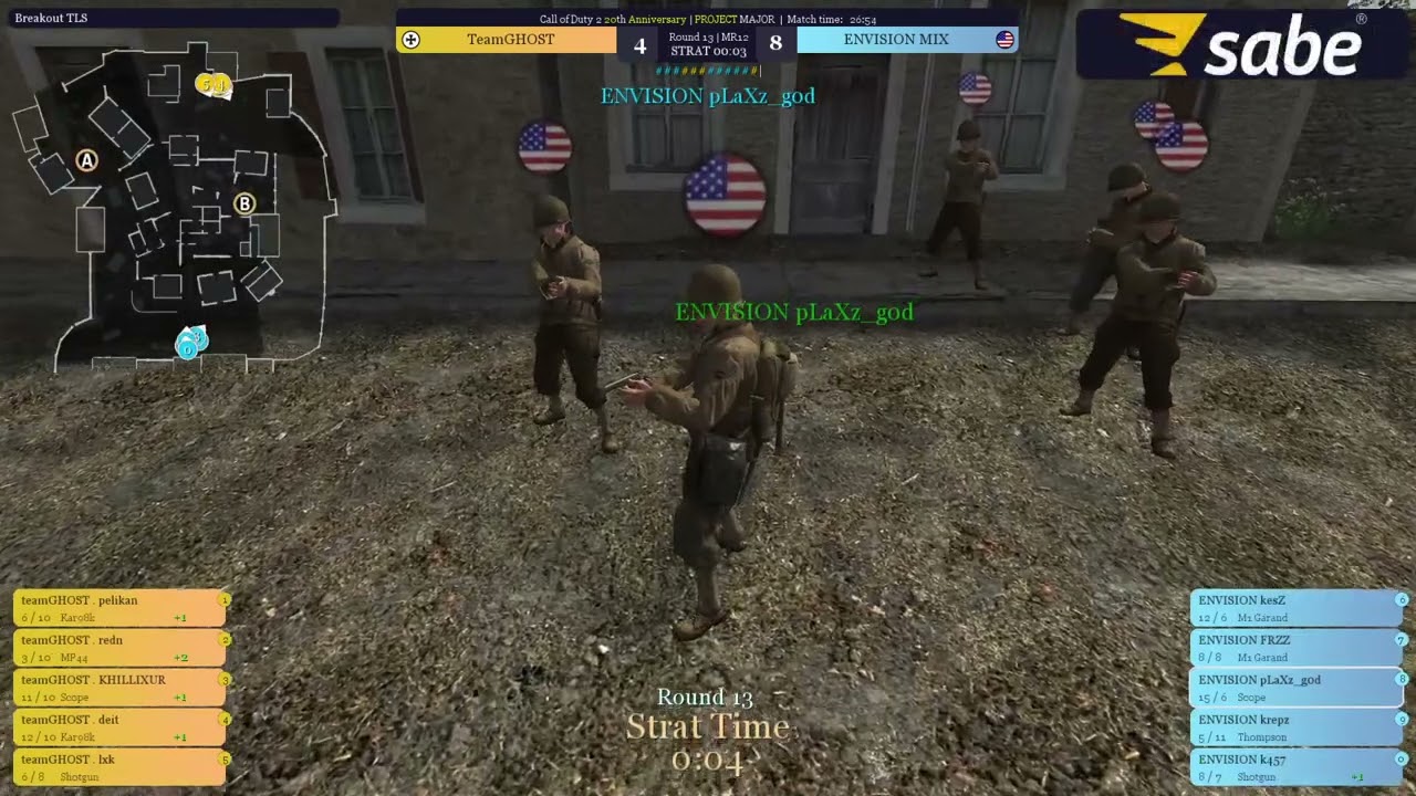 ENVISION MIX vs TeamGHOST | Group E | Call of Duty 2: 20th Anniversary Tournament