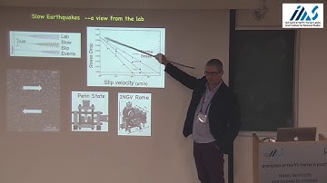 C. Marone: "The Mechanics of Slow Earthquakes and the Spectrum of Fault Slip Behaviors"