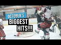 October's Biggest Hockey Hits!