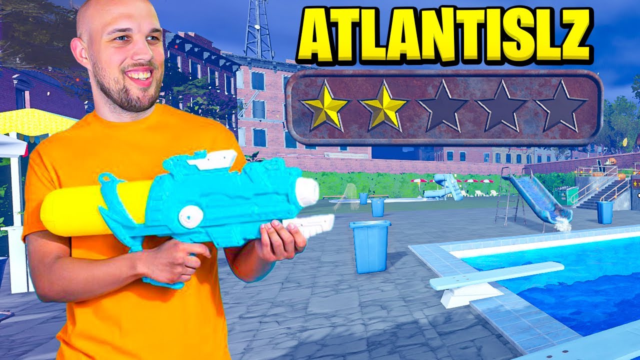 ATLANTISLZ JE DOBIL 2. ZVEZDICO! | Waterpark Simulator #2