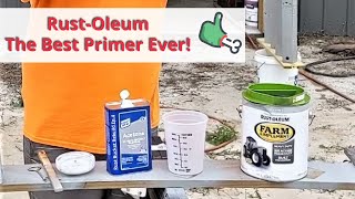 Best HVLP Oil Based Primer #RustOleum | Painting Our Farms 5' Disc Harrow | Rust Bucket Rebuild Ep4