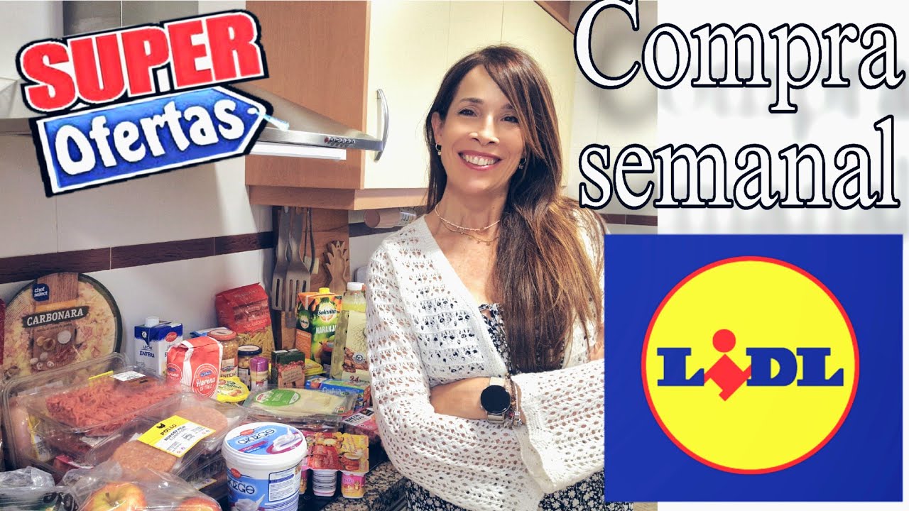 🛒🥦MI COMPRA SEMANA en LIDL | TE ENSEÑO mi MENÚ SEMANAL