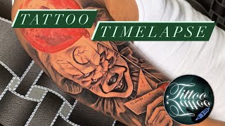 Payaso Pennywise - TATTOO TIMELAPSE