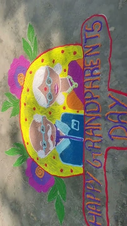 parents day rangoli