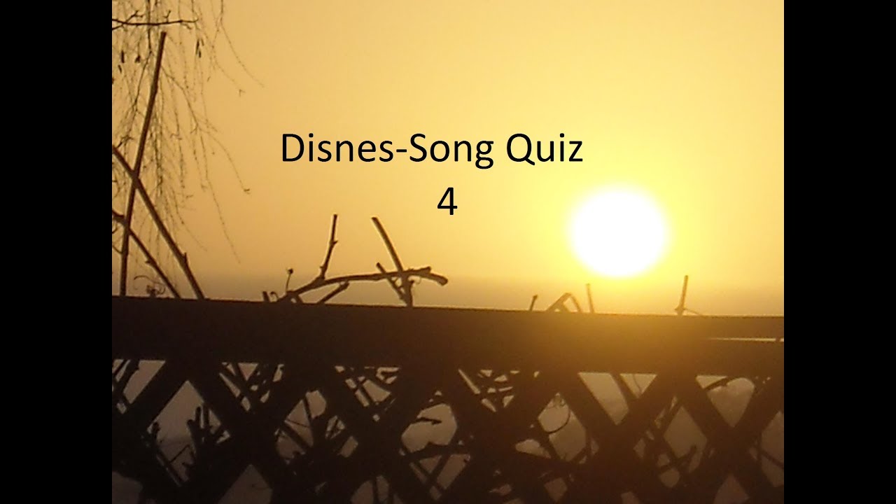 Disney-Song Quiz 4 - YouTube